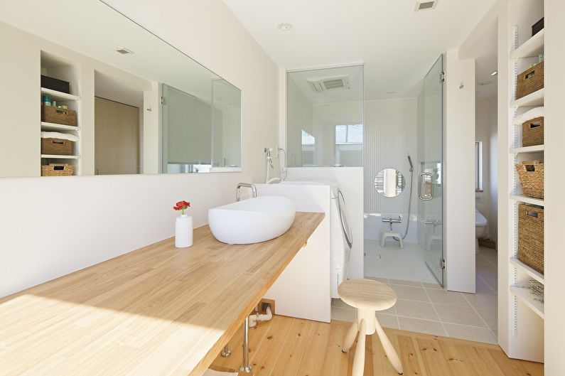 Scandinavian Style Bathroom Design - Furniture