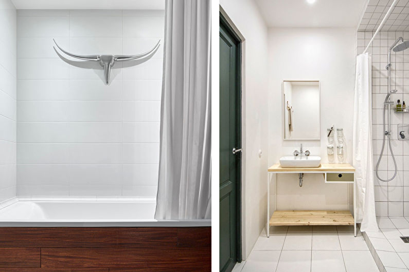 Scandinavian style bathroom interior design - photo
