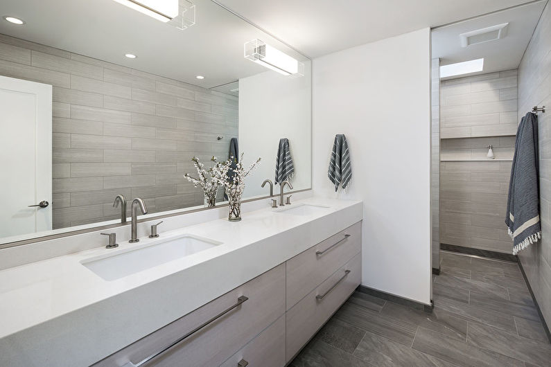 Scandinavian style bathroom interior design - photo
