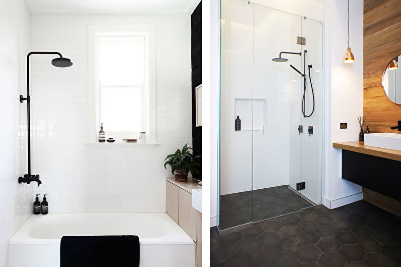 Scandinavian style bathroom interior design - photo
