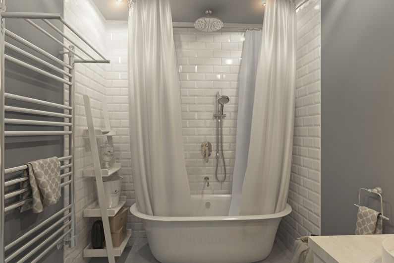 Scandinavian style bathroom interior design - photo