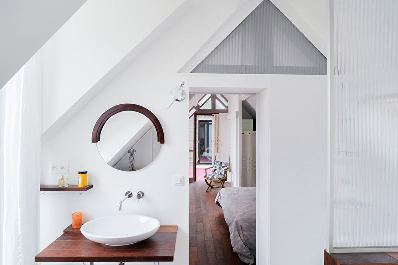 Scandinavian style bathroom interior design - photo