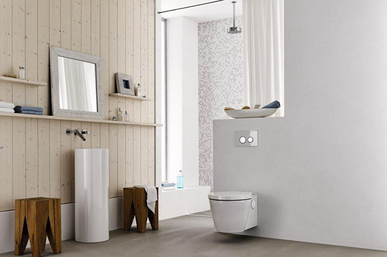 Scandinavian style bathroom interior design - photo