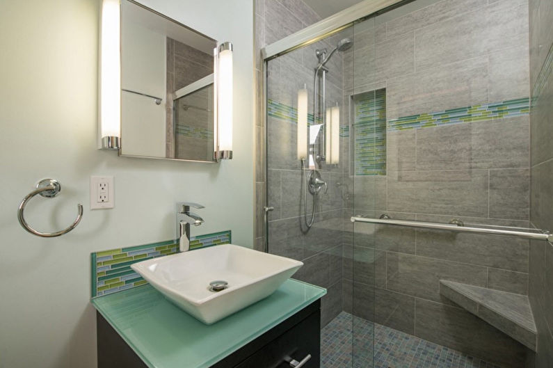 Design a bathroom in a modern style - Plumbing
