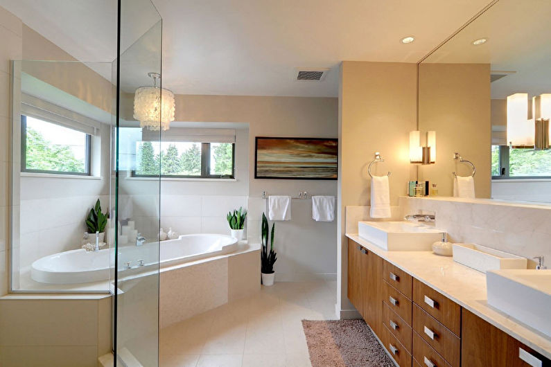 Design a bathroom in a modern style - Plumbing
