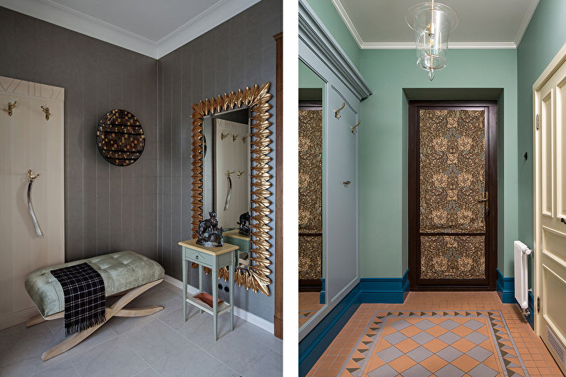 Kleine gang in een klassieke stijl - Interior Design