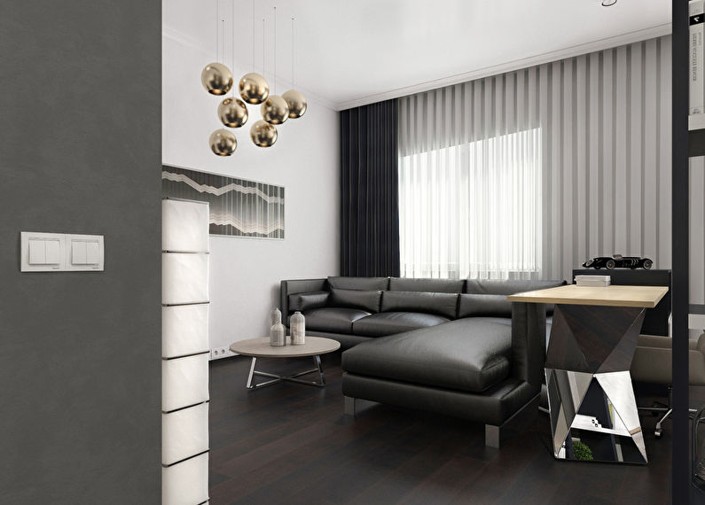 Apartment “BlackWhite Studio” - photo 1