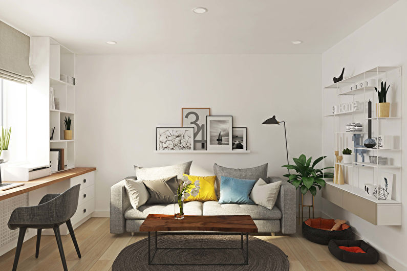 Apartment design 53 sq.m., Moscow