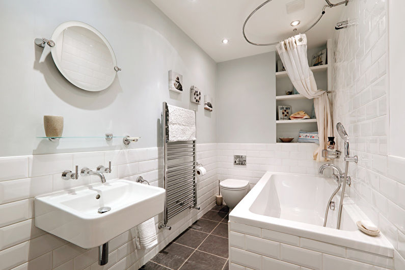 Scandinavian style bathroom (+60 photo)