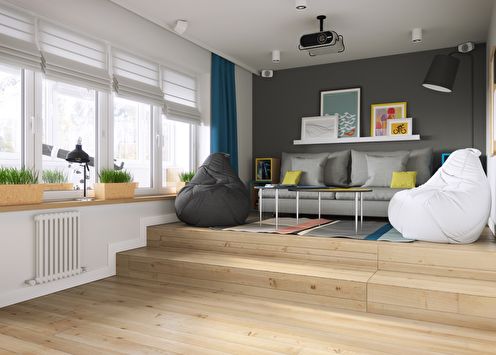 Apartment in a modern style, 34 m2
