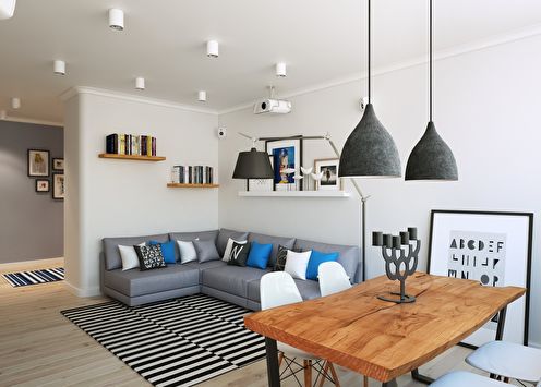 Scandinavian style apartment, 90 m2