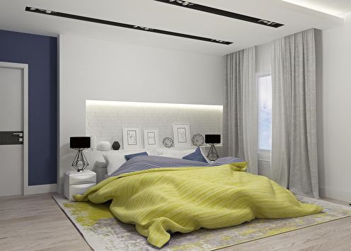 Modern style bedroom interior
