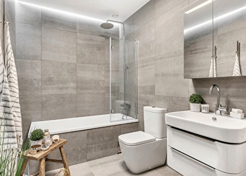 Bathroom in a modern style (+72 photo)