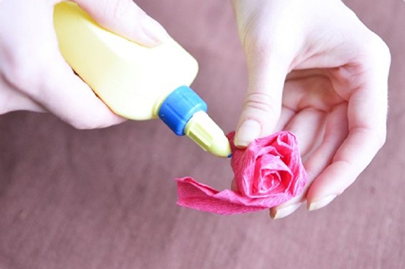 DIY layered paper rose