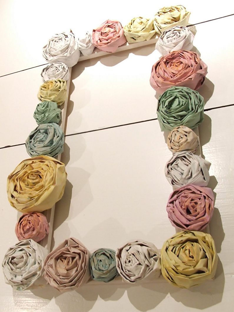 DIY Paper Rose - Photo Frame or Picture