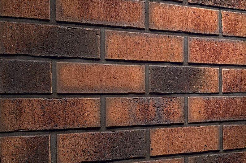 Dekoratīvo ķieģeļu veidi iekšējai apdarei - Klinkera ķieģeļi