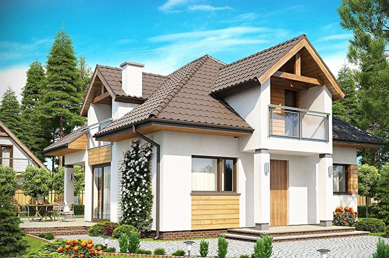 Layout ideas for frame houses - Choosing a roof shape