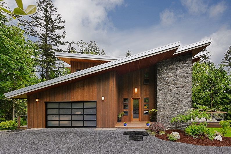 Layout ideas for frame houses - Choosing a roof shape