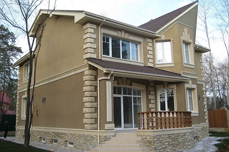 Frame houses - Facade decoration
