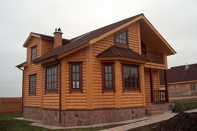 Frame houses - Facade decoration