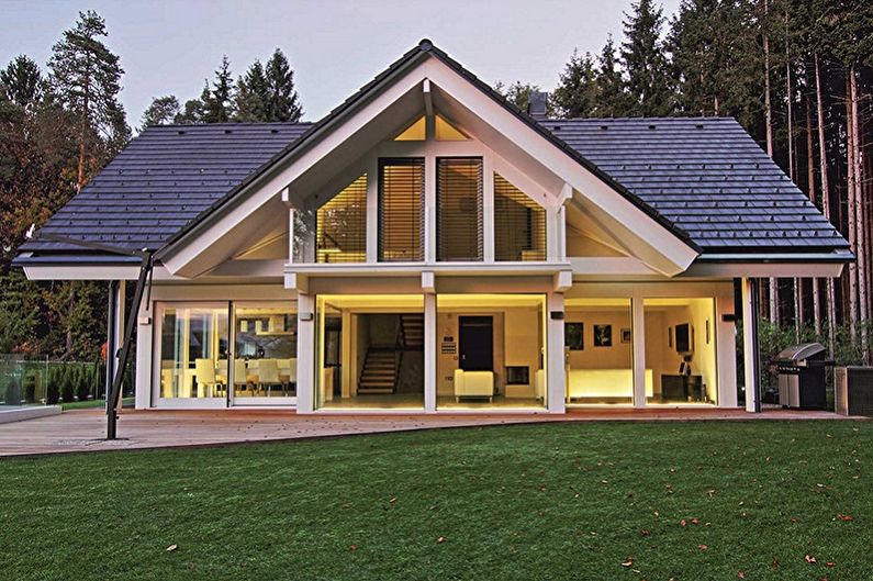 Frame houses - photo and projects