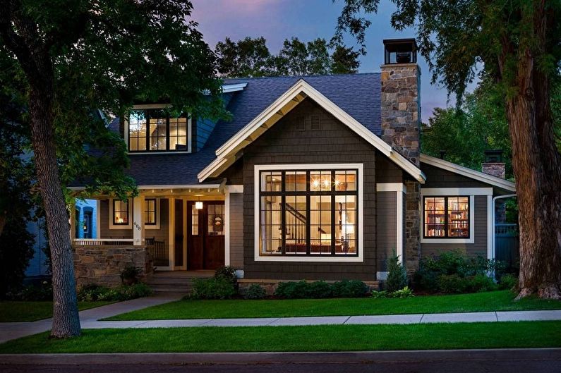 Frame houses - photo and projects