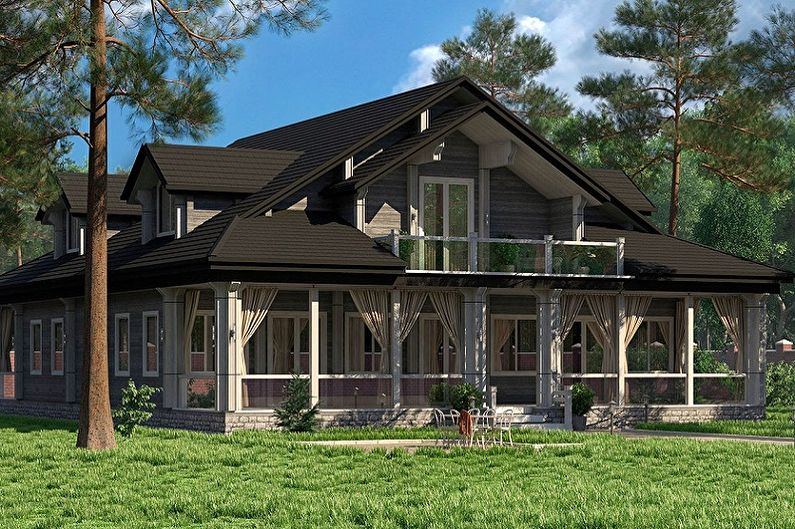 Frame houses - photo and projects