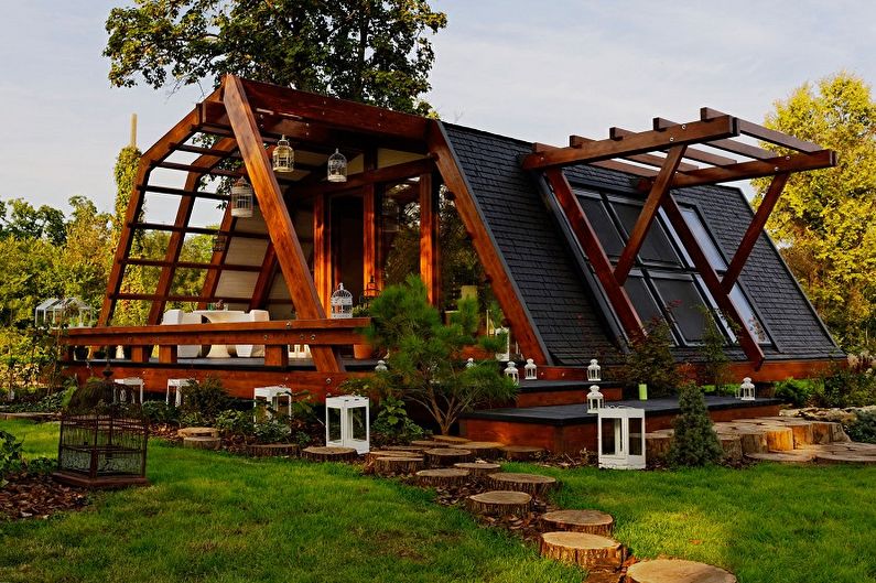 Frame houses - photo and projects