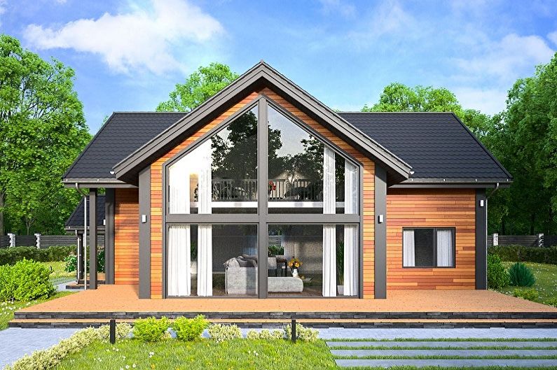 Frame houses - photo and projects