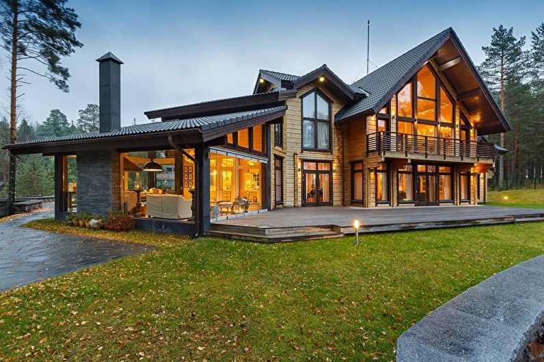 Frame houses - photo and projects