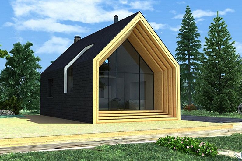 Frame houses - photo and projects