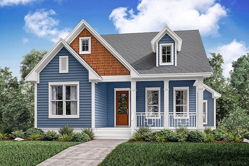 Frame houses - photo and projects