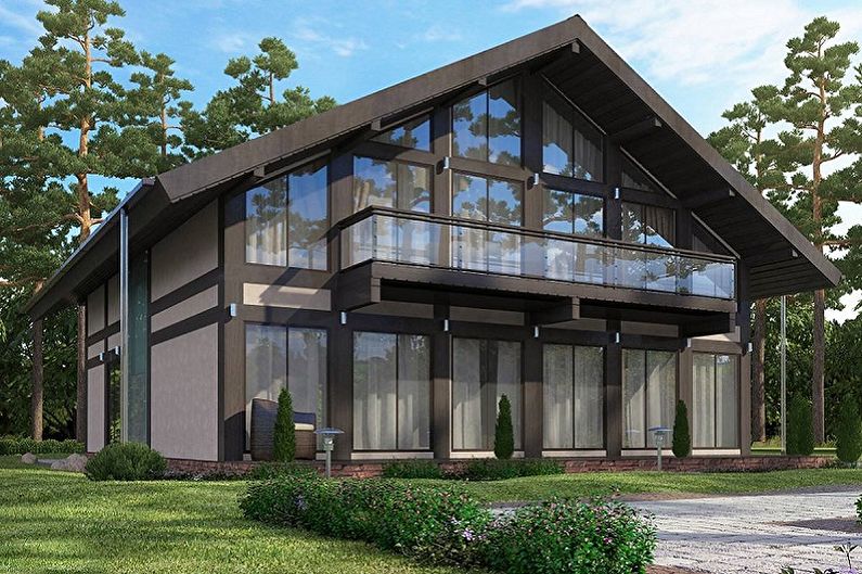 Frame houses - photo and projects