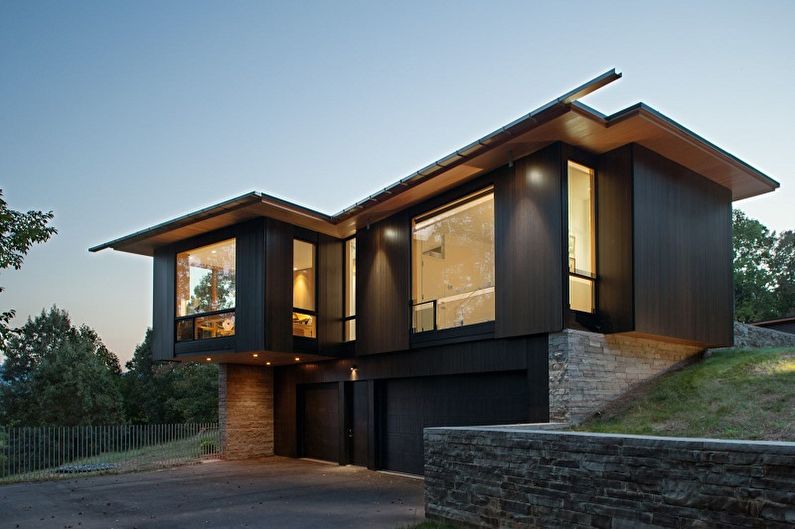 Frame houses - photo and projects