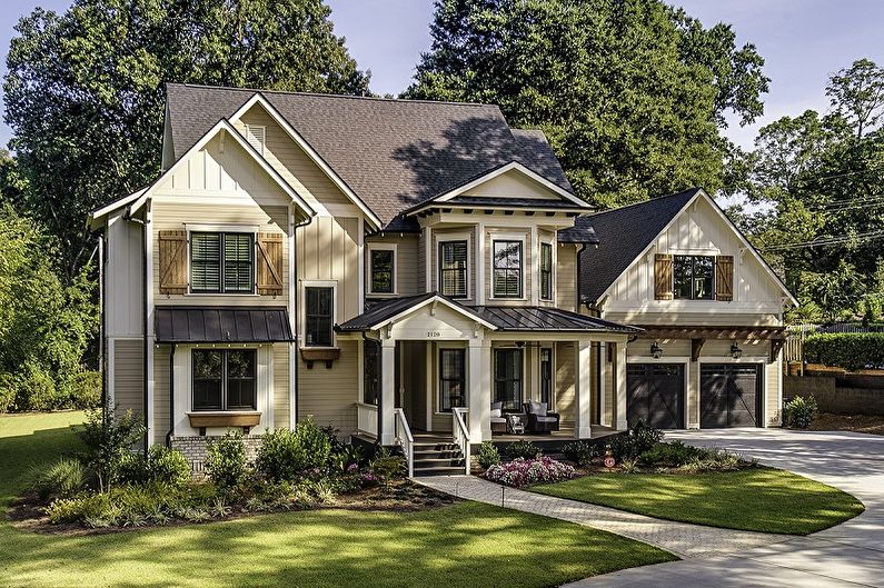 Frame houses - photo and projects
