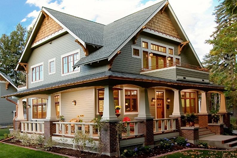 Frame houses - photo and projects