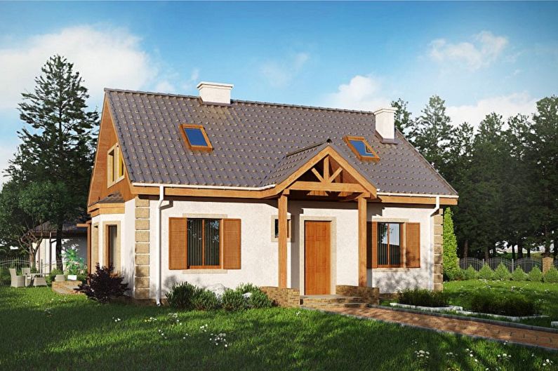 Frame houses - photo and projects