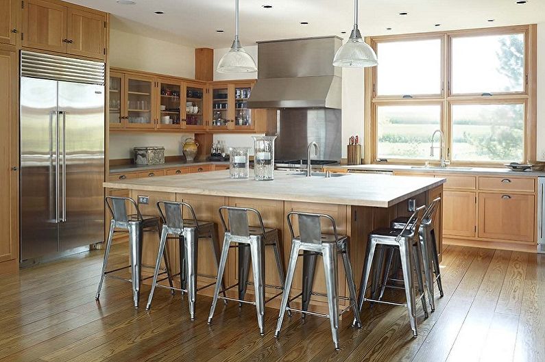 Bar stools for the kitchen - Materials
