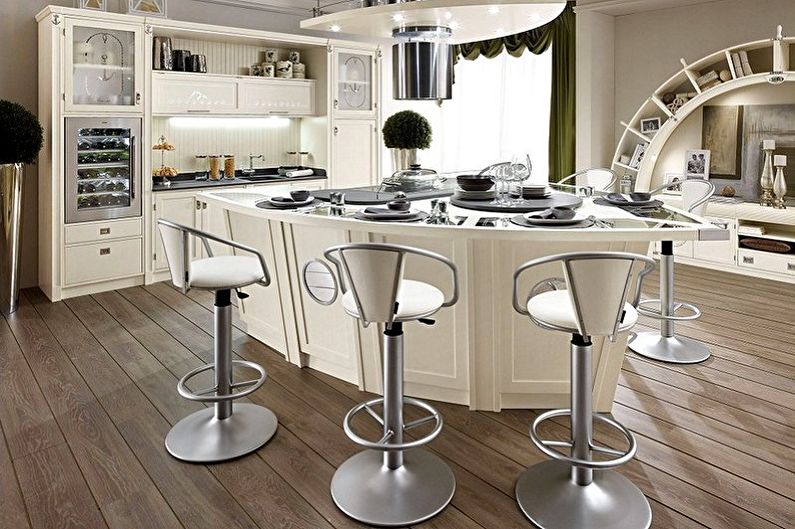 Bar stools for the kitchen - photo