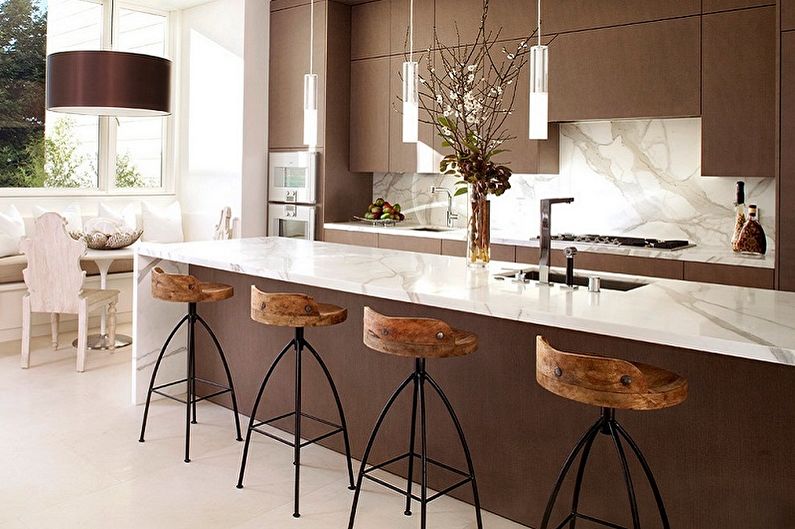 Bar stools for the kitchen - photo