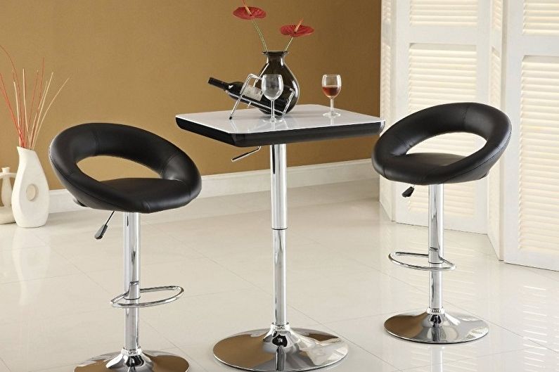 Bar stools for the kitchen - photo
