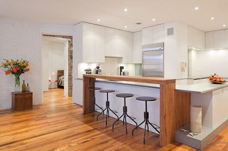 Bar stools for the kitchen - photo