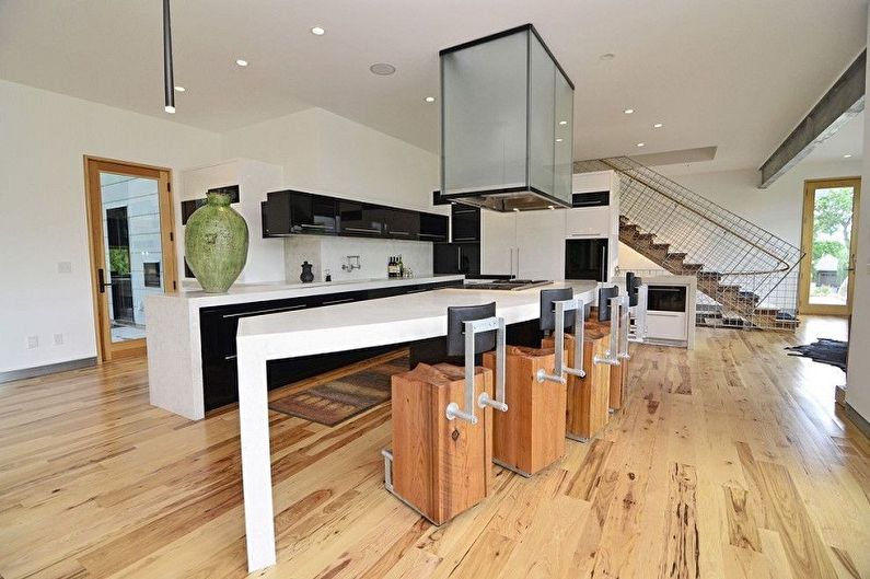 Bar stools for the kitchen - photo