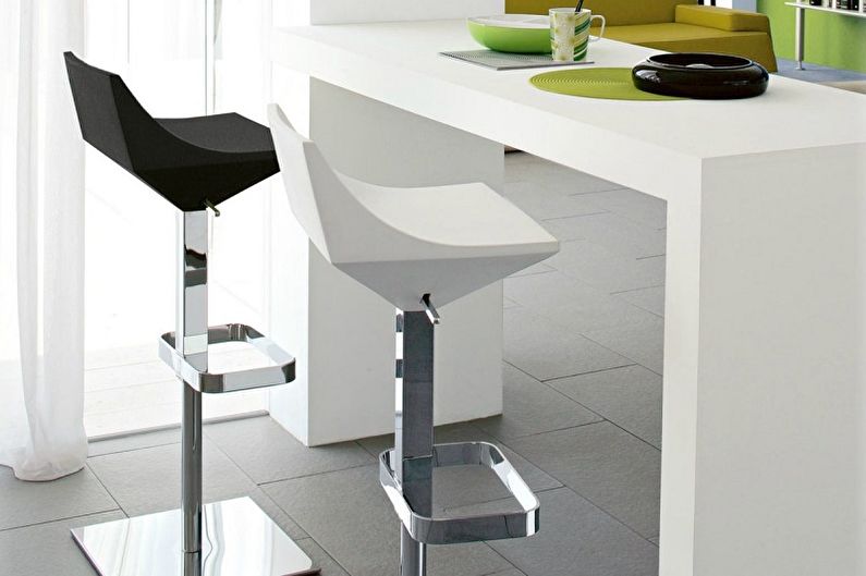 Bar stools for the kitchen - photo