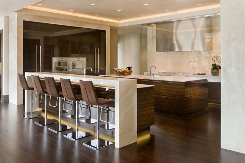 Bar stools for the kitchen - photo