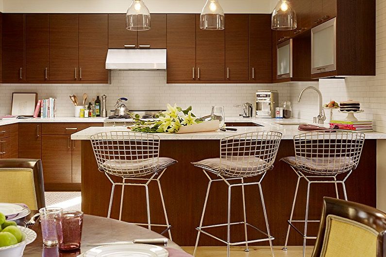 Bar stools for the kitchen - photo
