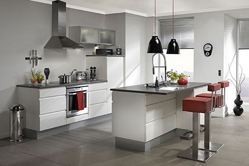 Bar stools for the kitchen - photo