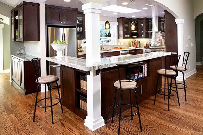 Bar stools for the kitchen - photo
