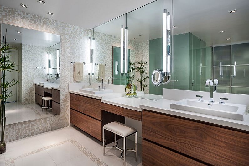 Mirror in the bathroom - Shapes and sizes