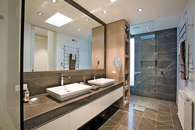 Mirror in the bathroom - Materials